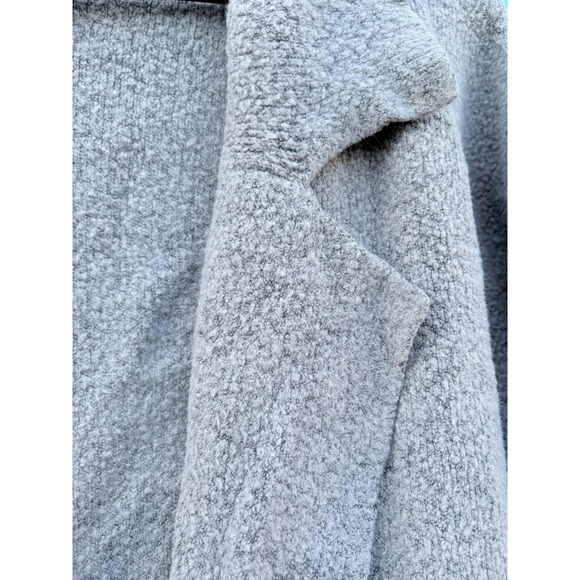 Forever 21 Gray Knit Cardigan Open Front Cozy Long Sleeve Women's Large - Picture 3 of 5